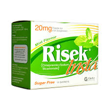 Risek Insta 20/1680mg Granules 10's