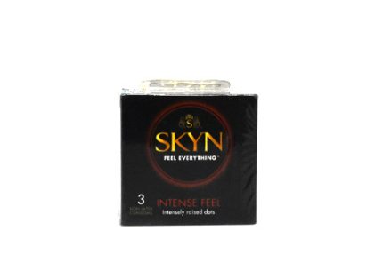 Skyn Intense Feel Dotted Non-Latex Condom 3's