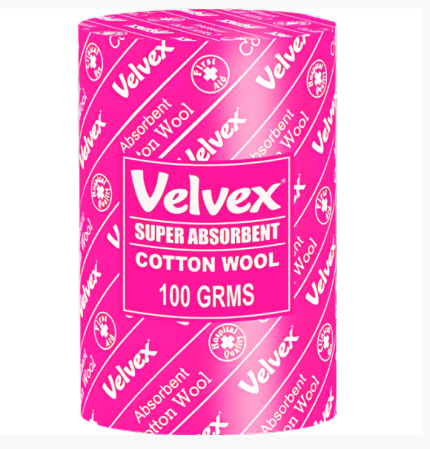 Velvex Cotton Wool 100g