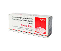 Solvin Plus 8/60mg Tablets 100's