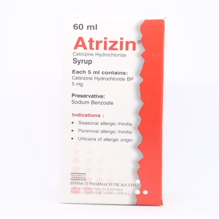Atrizin 5mg/5ml Syrup 60ml