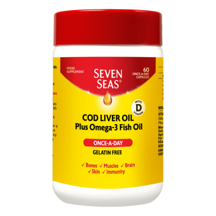 Seven Seas Once-A-Day Cod Liver Oil 60's