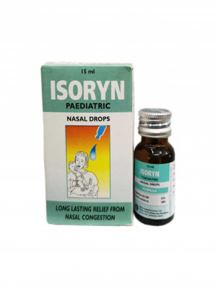 Isoryn Ephedrine Paediatric Nasal Drops 15ml