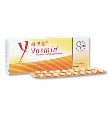 Yasmin 3/0.03mg Tablets 21's