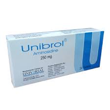 Unibrol 250mg Tablets 24'S