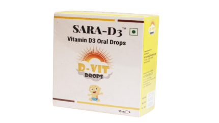 Sara D3 Vitamin D3 Drops 15ml